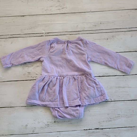 ♡ 5/$20 - Baby Koala Girl's Purple Born to Wear Diamonds Bodysuit 0-3mo. - Picture 3 of 6